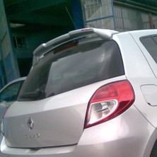 Meliset (Boyasız) Renault Clio Hb 3 Cam Üstü Spoiler 2006-2012 Arası Uyumludur