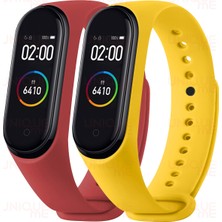 Hoffice Xiaomi Mi Band 3 ve Mi Band 4 Uyumlu Yüksek Kalite Silikon Kordon