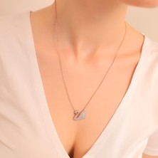 Ravza Gümüş 925 Ayar Gümüş Kuğu Kolye