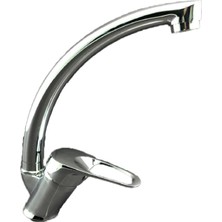 Endüstriyel Tipi  Mutfak Eviye Bataryası - Banyo Bataryası - Lavabo Bataryası 3’lü Set. Krom Renk.