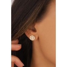 Mistik Silver Kar Tanesi Gümüş Küpe