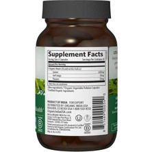 Organic India Organic Neem Extract 90 Vegetarian Kapsül