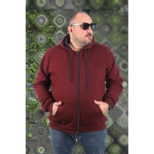 Starbattal Büyük Beden Unisex Kapüşonlu 3ip Sweat 11701 Murdum