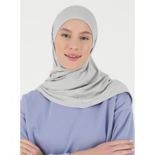 Ecardin Viskon Scarfs - Açık Gri - Ecardin