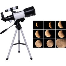 Charmant Taşınabilir F30070 Astronomik Reflektör Teleskop Seti Astronomi Standardı Için W / Tripod (Yurt Dışından)