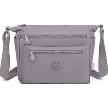 Smart Bags Krinkıl Gri Kadın Çapraz Askılı Çanta SMB1238