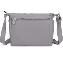Smart Bags Krinkıl Gri Kadın Çapraz Askılı Çanta SMB1238