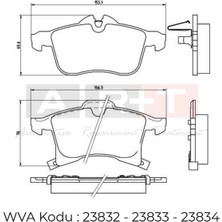 Art Balata Opel Astra H (04-) Meriva (03-) Zafira (99-) Astra G (03-) Corsa E (14-) Ön