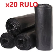 BBD 80X110 cm Çöp Torbası 400  gr (20 RULO-200 Adet)