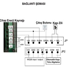 Rfıd Şifreli Kapı Kilidi - Kartlı Geçiş Kontrol Göstergeç Sistemi -10 Adet Tag