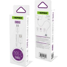 Soffany 1 M 2.1 A Type-C USB Kablo
