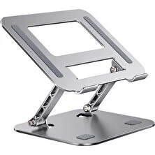 i-Stand Aluminyum Katlanır-Yükseklik ve Açı Ayarlı Menteşeli, Laptop-Notebook-Tablet Standı