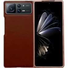 Lr Joyful Xiaomi Mix Fold 2 Uyumlu Telefon Kabı - Kahve  (Yurt Dışından)