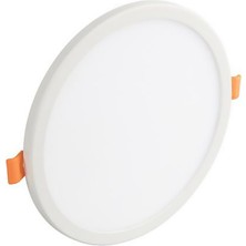 Maxled 18W Yuvarlak Sıva Altı LED Panel 4000K Ilık Beyaz