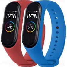 Hoffice Xiaomi Mi Band 3 ve Mi Band 4 Uyumlu Yüksek Kalite Silikon Kordon