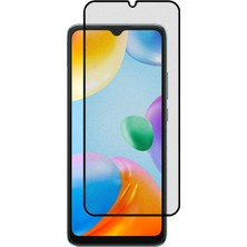 Microcase Xiaomi Redmi 10C - Poco C40 Tam Kaplayan Çerçeveli Mat Cam Koruma - AL3124