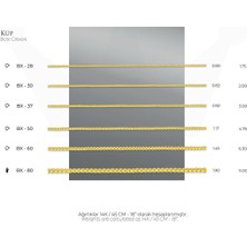 Mistik Silver Küp Zincir 14 Ayar Gerçek Altın Zincir Kolye - Kalınlık: 0.80 mm (585 Damgalı) - 45 cm