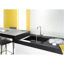 Hansgrohe Focus M41 Tek Kollu Eviye Bataryası 260 Satin Siyah