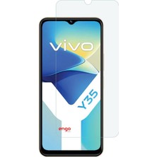 Engo Vivo Y35 Ekran Koruyucu Temperli Kırılmaz Esnek Nano Cam, Çizilmeye Dayanıklı Koruma, 9H Parlak HD Şeffaf