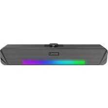 Lenovo Thinkplus Masaüstü Bluetooth+Aux Soundbar Hoparlör Rgb Işıklı TS33-B