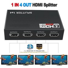 Alfais 4410 4 Port HDMI Splitterçoklu Ekran Çoklayıcı Switch