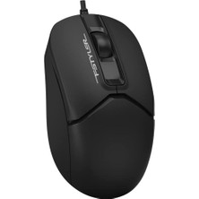 A4Tech A4 Tech FM12 Fstyler USB Optik 1200DPI Mouse, 4 Yönlü, Siyah