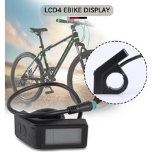 Ebike Ekran 24V/36V/48V Kt Lcd4 Mini Ekran Kt Denetleyici Için Su Geçirmez Bisiklet Denetleyici Kitleri