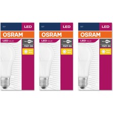 Osram Led Value 13W Sarı Işık E-27 1521lm Ampul 3 lü Paket
