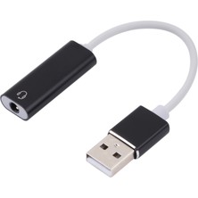 Hıfı Sihirli Ses 7.1ch USB Ses Kartı - Siyah (Yurt Dışından)