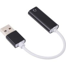 Hıfı Sihirli Ses 7.1ch USB Ses Kartı - Siyah (Yurt Dışından)