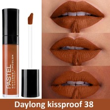 Pastel Daylong Lipcolor Kissproof Mat Likit Ruj 38, (7 Ml)