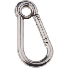 Remiel Paslanmaz Çelik Hızlı Serbest Bırakma Ev Kamp Balıkçılık 60X30MM Için Ana Zincir Karabiner (Yurt Dışından)