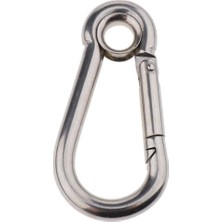 Remiel Paslanmaz Çelik Hızlı Serbest Bırakma Ev Kamp Balıkçılık 60X30MM Için Ana Zincir Karabiner (Yurt Dışından)