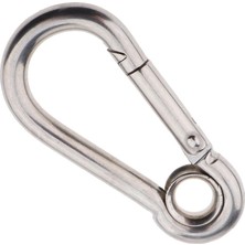 Remiel Paslanmaz Çelik Hızlı Serbest Bırakma Ev Kamp Balıkçılık 60X30MM Için Ana Zincir Karabiner (Yurt Dışından)