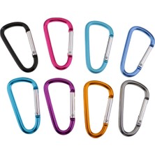 Remiel 20 Adet Snap Hook D-Alüminyum Carabiner Açık Mekan Kamp Kayak Bahar Klibi (Yurt Dışından)