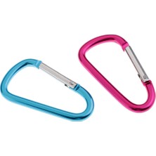 Remiel 20 Adet Snap Hook D-Alüminyum Carabiner Açık Mekan Kamp Kayak Bahar Klibi (Yurt Dışından)