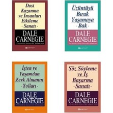 Dale Carnegie - 4 Kitaplık Set - Üzüntüyü Bırak Yaşamaya Bak - Dost Kazanma ve Insanları Etkileme