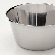 IKEA Metal Servis Kasesi Paslanmaz Çelik Meridyendukkan 13 cm Çerezlik -1 Adet