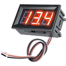 Robotoys 0.56" 0-30V Dc Voltmetre Panel Tipi - Arduino Projeleri Ile Uyumlu