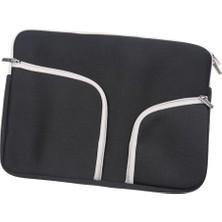 Bestnify Antistatik Dizüstü Bilgisayar Kasası Bilgisayar Tablet Çantası Torbası Sarsıntılı Siyah+Beyaz (Yurt Dışından)