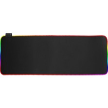 Bestnify Renkli Genişletilmiş Rgb Gamingmouse Pad 14 Aydınlatmamodları Oyun Orta 800 x 300 x 4mm  USB Hub (Yurt Dışından)