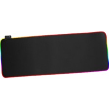 Bestnify Renkli Genişletilmiş Rgb Gamingmouse Pad 14 Aydınlatmamodları Oyun Orta 800 x 300 x 4mm  USB Hub (Yurt Dışından)