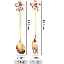 Yuandong Noel Çemberi Kahve Çay Kaşığı 4 Adet(Yurt Dışından)