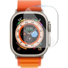 Microcase Apple Watch Ultra 49 mm Için Tpu Ekran Koruma Filmi - Şeffaf