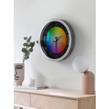 Materia Modern Duvar Saati Modelleri Özel Grafik Tasarım Dekoratif Mutfak ve Salon Saati