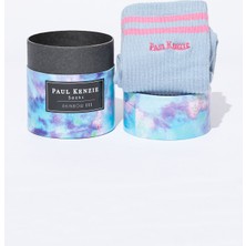 Paul Kenzie Motley Socks Unisex Nakışlı Uzun Tenis Çorap - Rainbow 3
