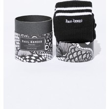 Paul Kenzie Motley Socks Unisex Nakışlı Uzun Tenis Çorap - Shadow