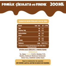 Fomilk Çikolata & Fındık Sütü 200 Ml X5 Glutensiz Bitkisel Bazlı Laktozsuz Vegan