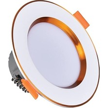 Garra 7 W 3 Renk Yanan Sıvaaltı Cob LED Beyaz-Gold Kasa Spot Gömme Tavan Armatürü