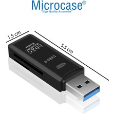 Microcase USB 3.0 2in1 Sd Tf Microsd Kart Okuyucu - AL3240